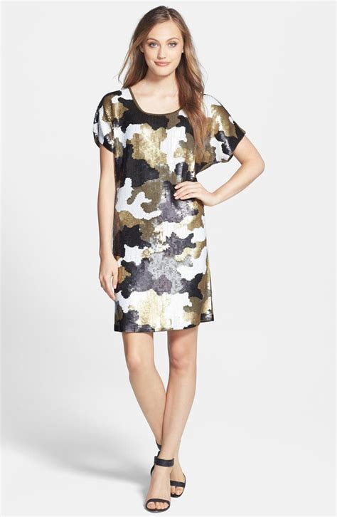 michael kors camo black and ivy dress|MICHAEL Michael Kors Dresses .